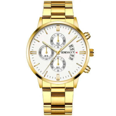 Men's Classic False Three-Eye Quartz Watch