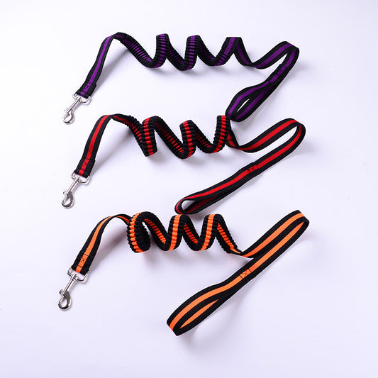 New outdoor dog elastic traction rope