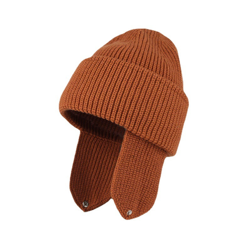 Women's Cycling Cold And Windproof Ear Protection Knitted Hat