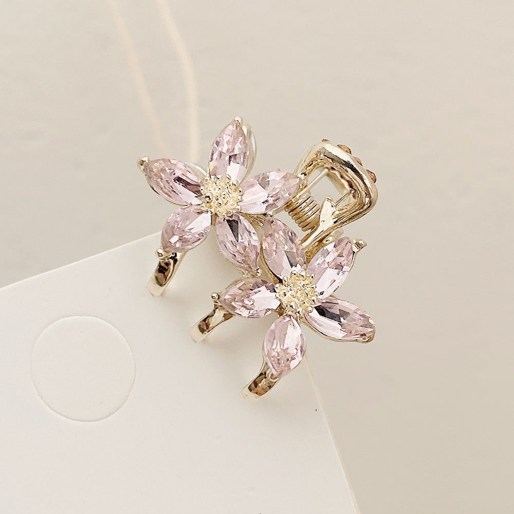 Small Bangs Grip New Crystal Flower Temperament