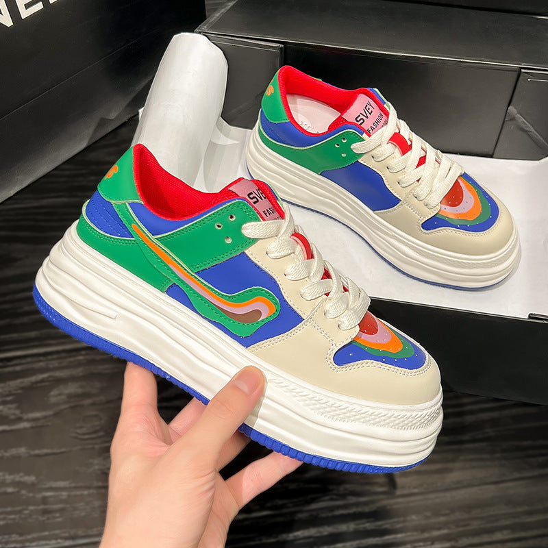 Women's Casual Sneakers Platform Height Increasing Insole