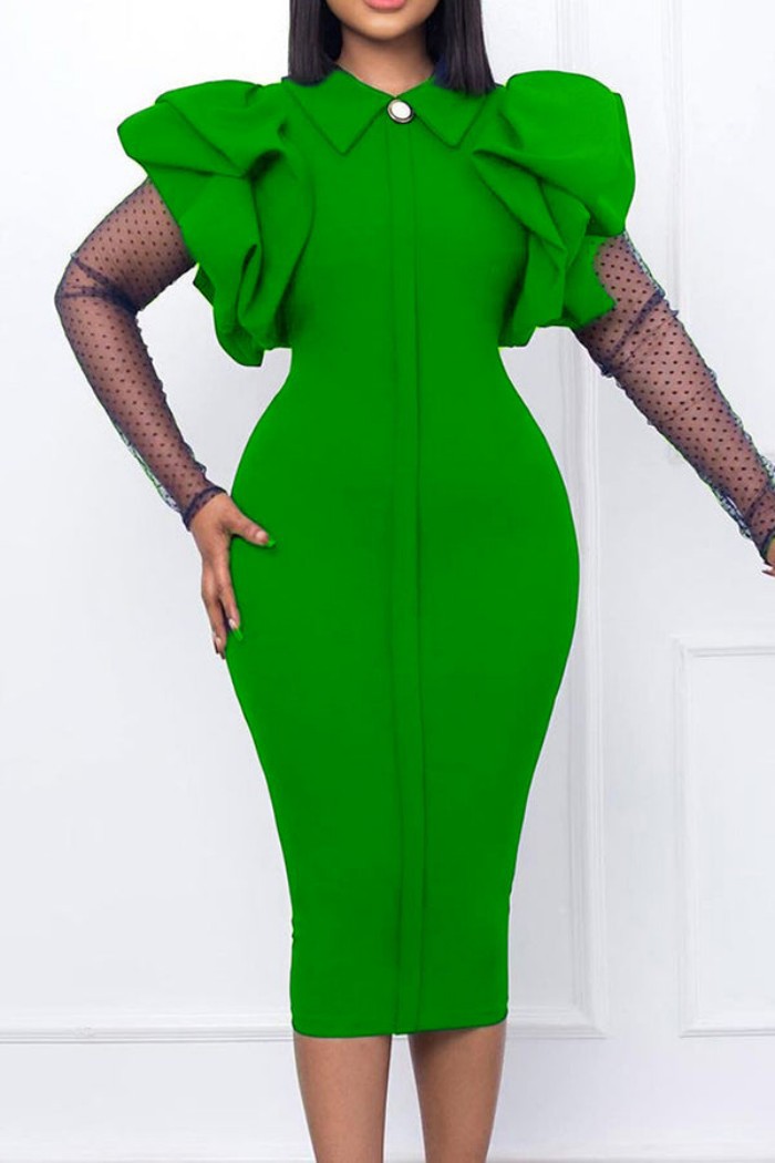 New Womens Mesh Patchwork Dress