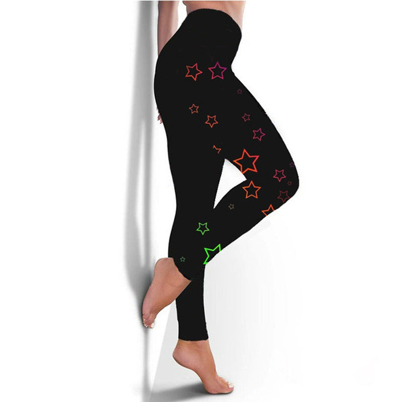 Fashion Women's Printed Trousers Yoga Pants