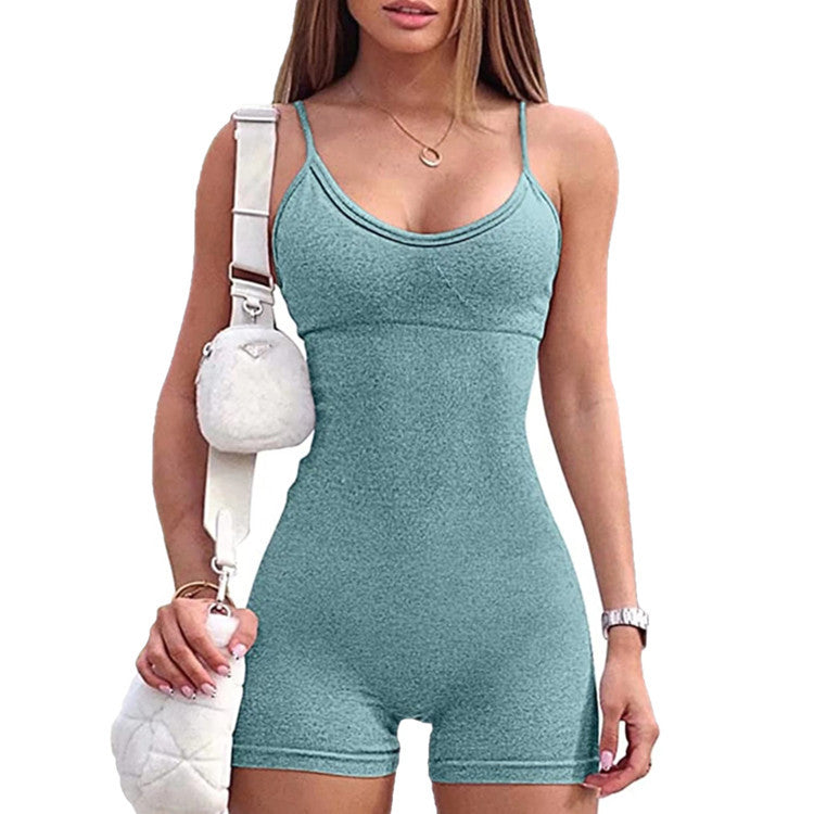 Yoga Fitness Jumpsuit Seamless Abdominal Contraction