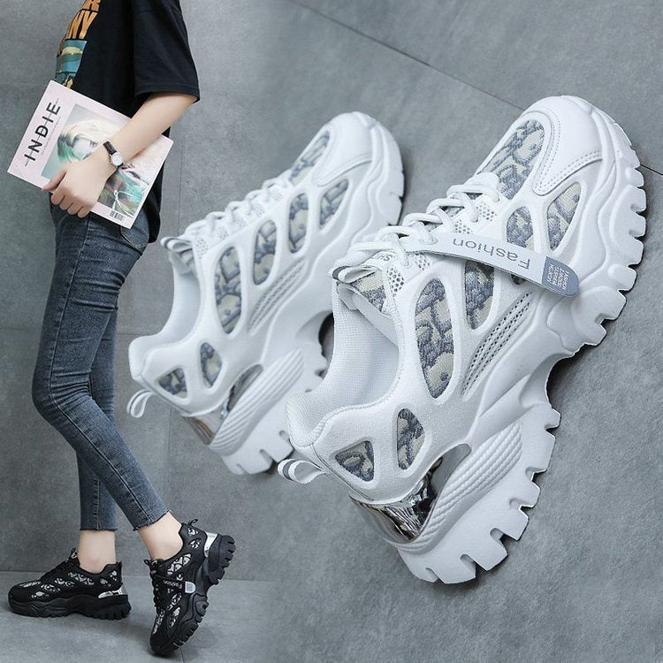 Daddy Shoes Women's Shoes Net Shoes Women's All-match Breathable Mesh Sports Shoes