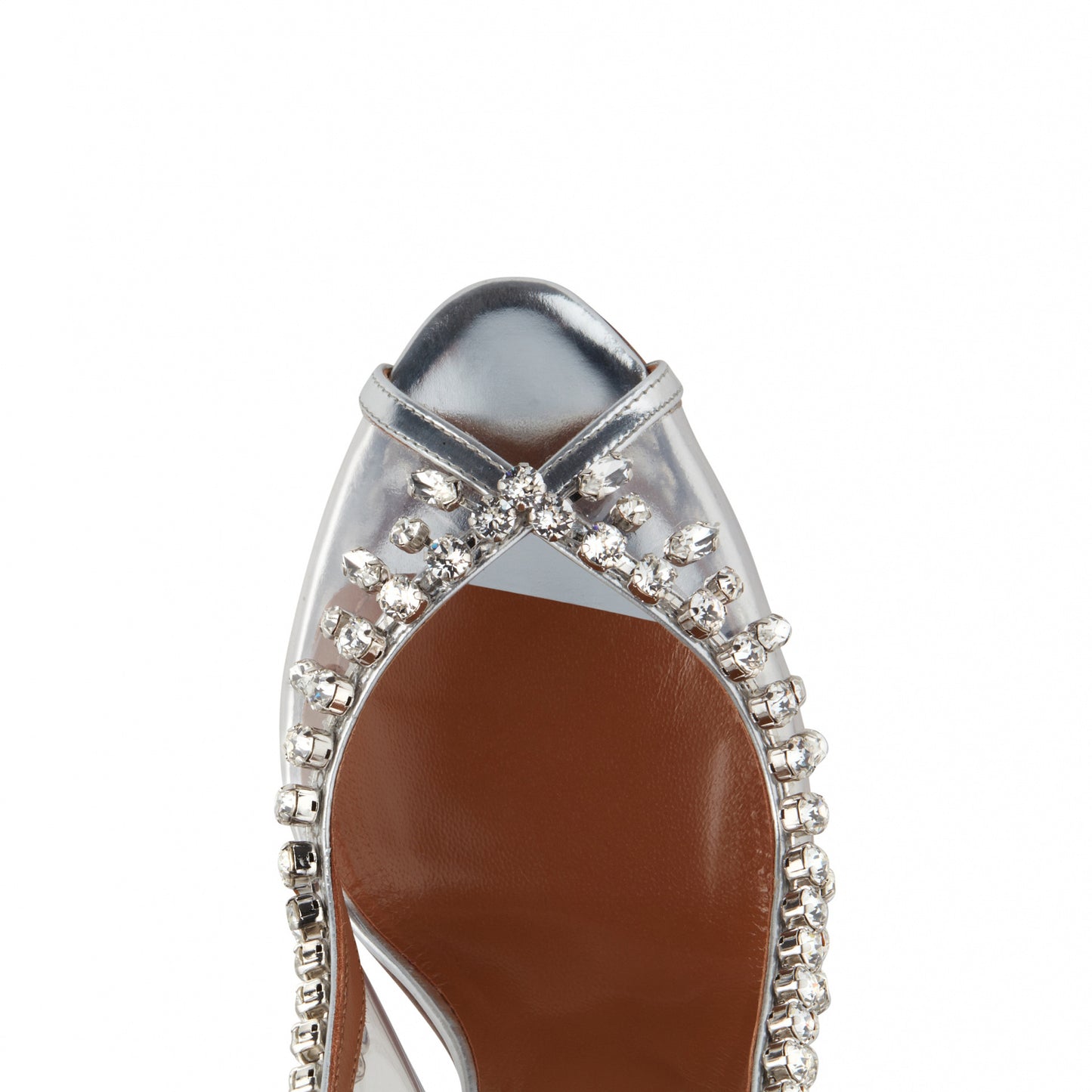 Fashion Stiletto Sandals Fish Mouth Rhinestone Foreign Trade High Heels