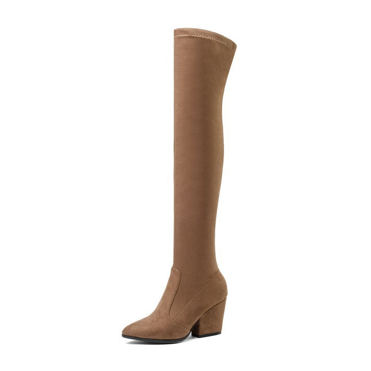 Thick And High-heeled Boots Are Thin In Winter