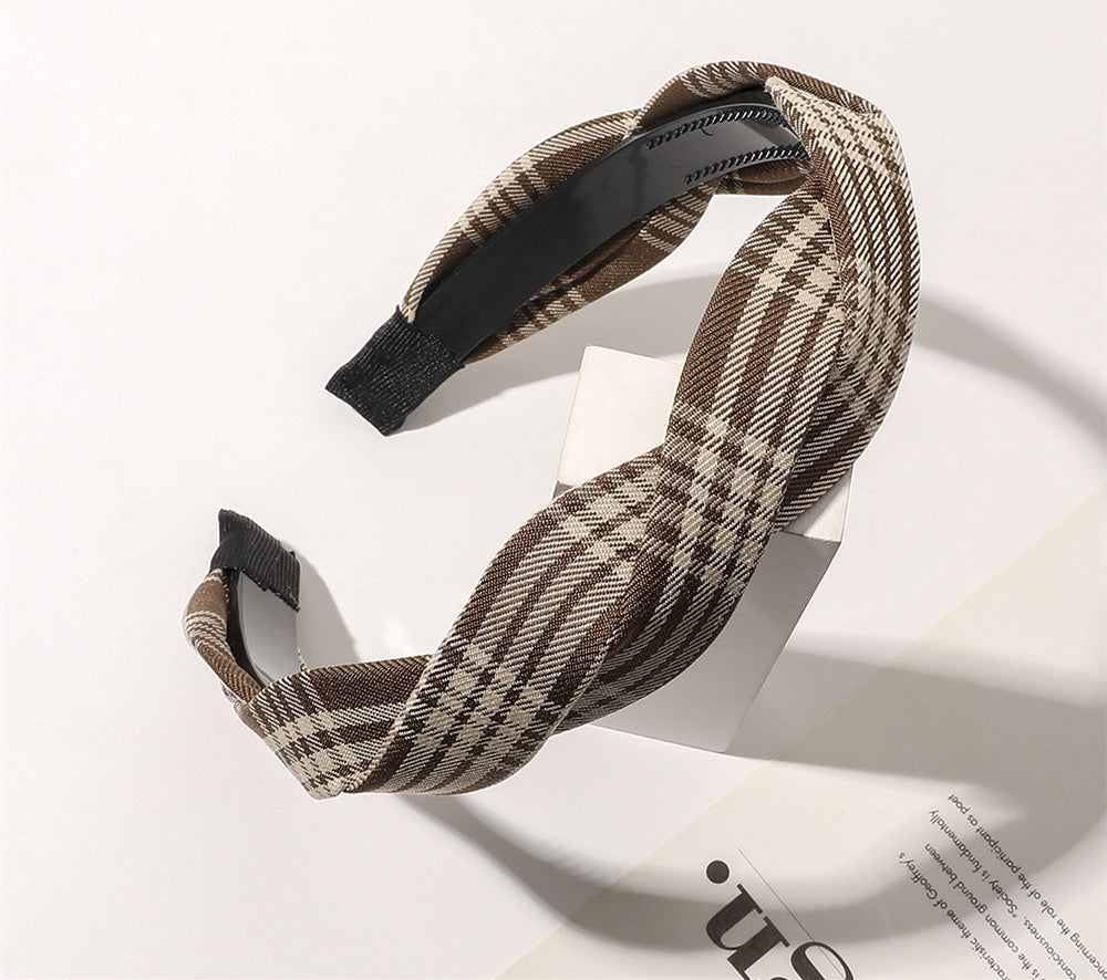Curry Cross Hair Band Fashionable And Versatile