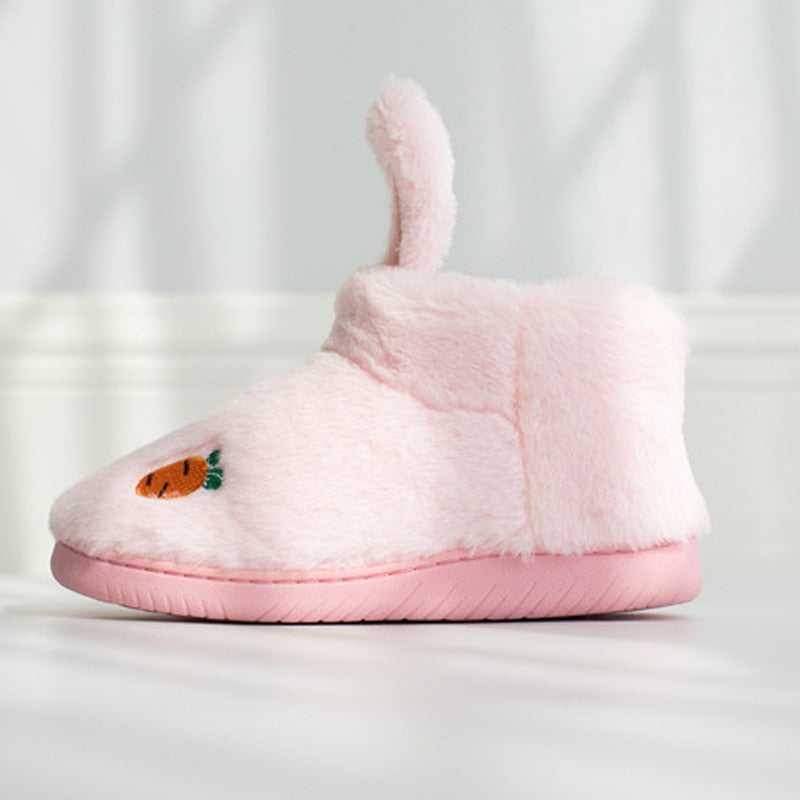 Cute platform indoor ladies slippers