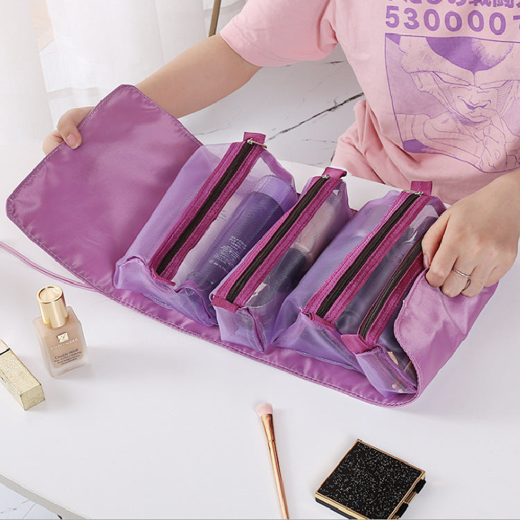 Cosmetic Bag Foldable Travel Bag  4pcs