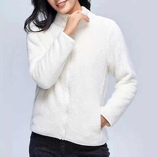 Women's Outdoor Fleece Cardigan Zipper Sweater