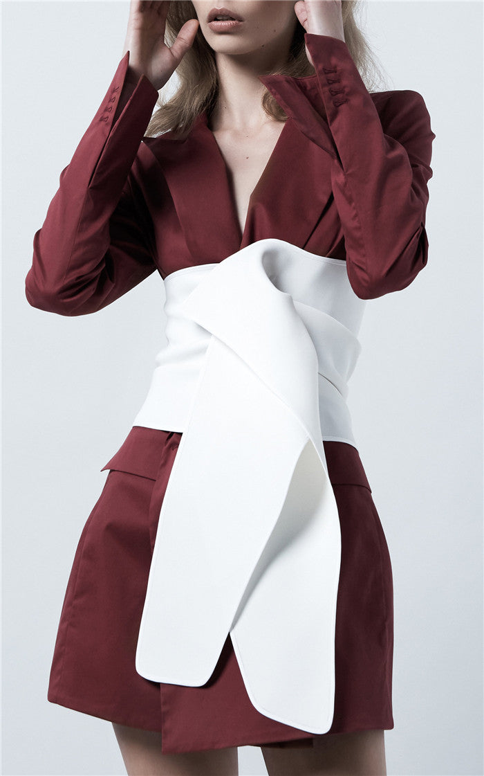 Female Decoration Wide Corset Waist Outside With A Hundred Matching Skirt