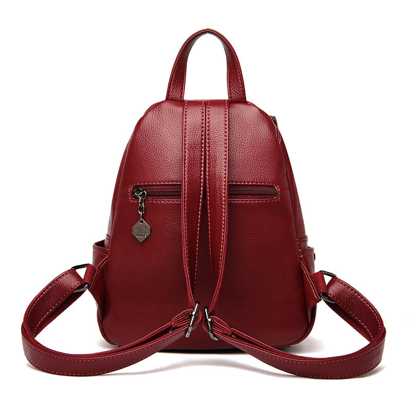 Soft Leather Ladies Backpack Practical And Fashionable Travel
