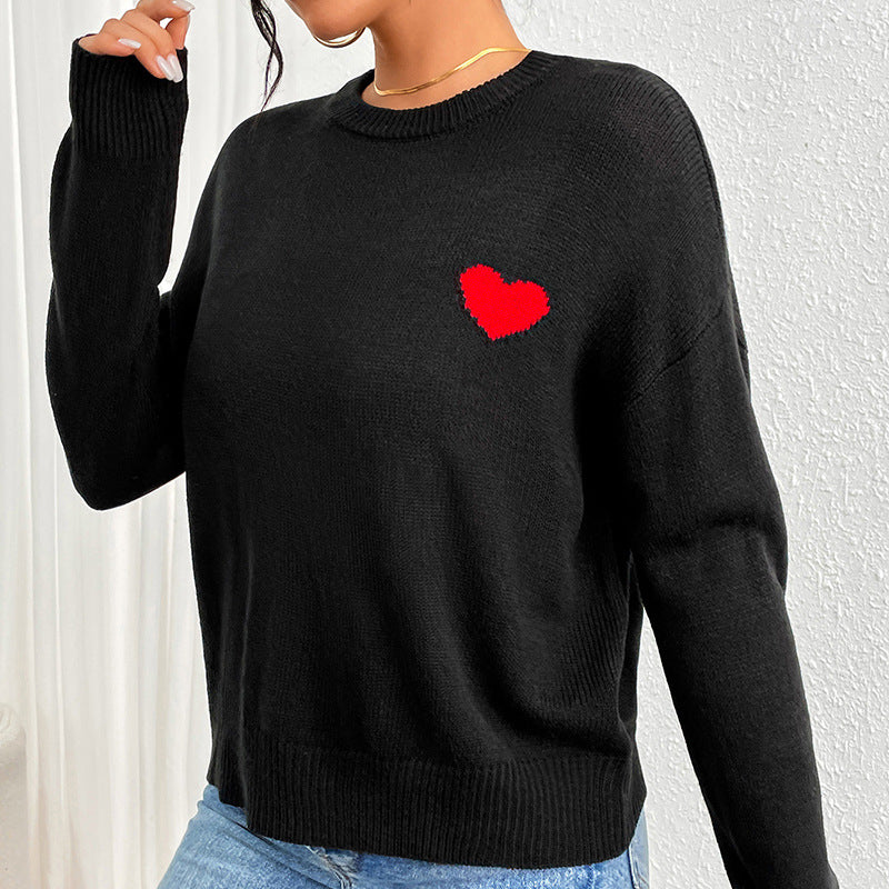 New Casual All-match Loose Valentine's Day Sweater