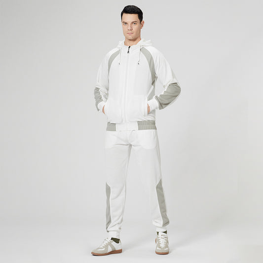 Youth Loose Color Matching Sweater Suit