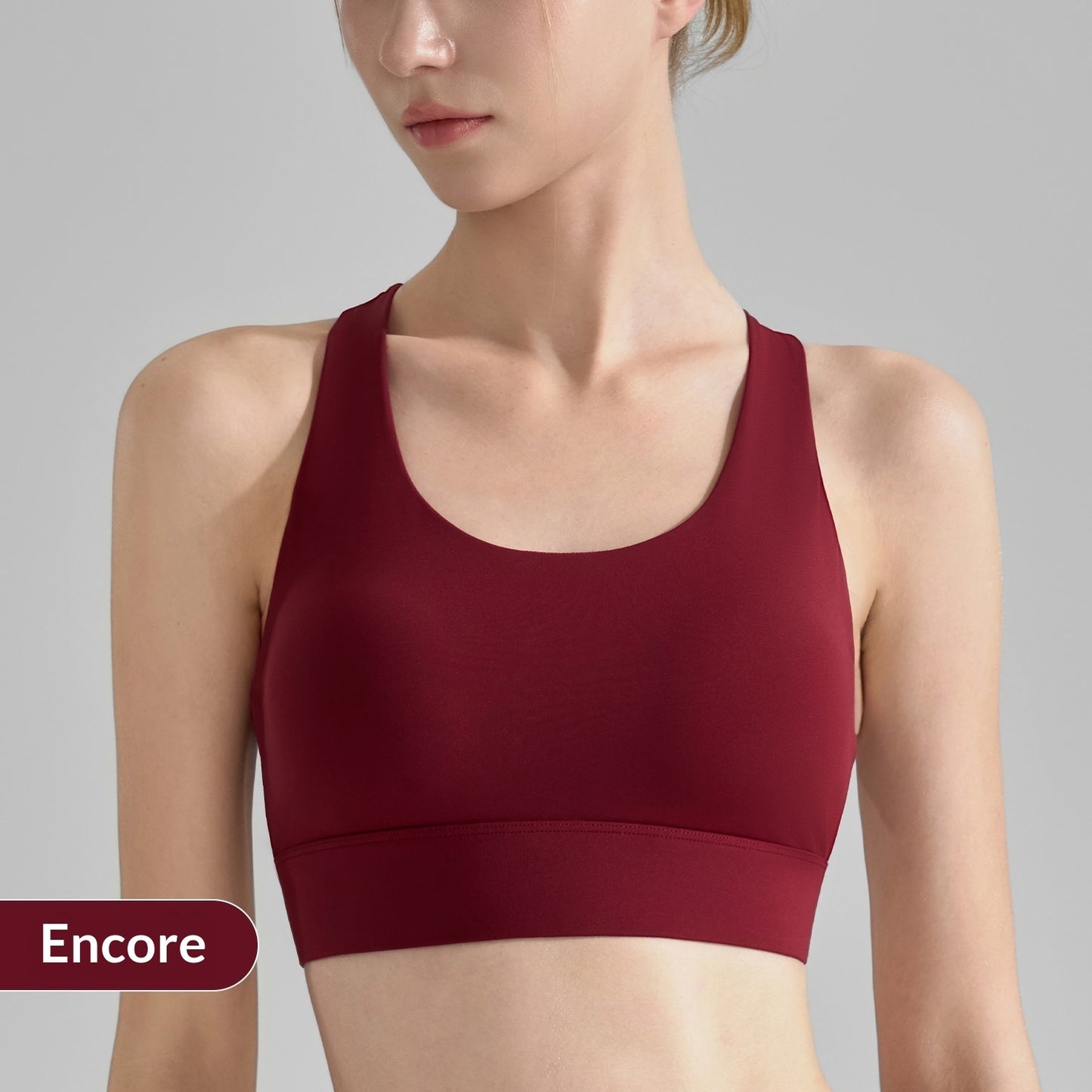 Cross Back Yoga Fixed Cup With Side Support Fitness Vest