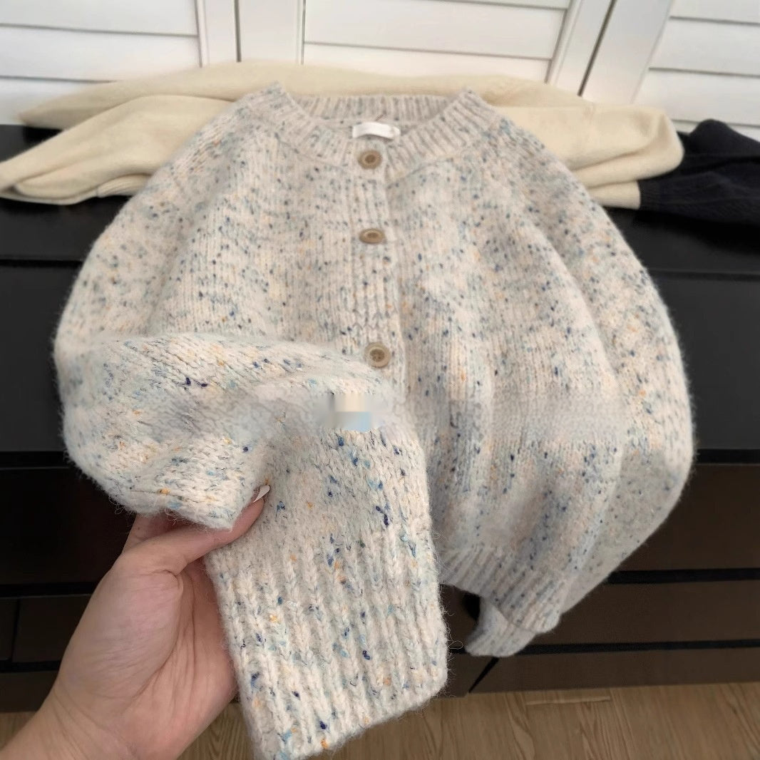 Cashmere Sweater Coat Dame Cashmere Løs
