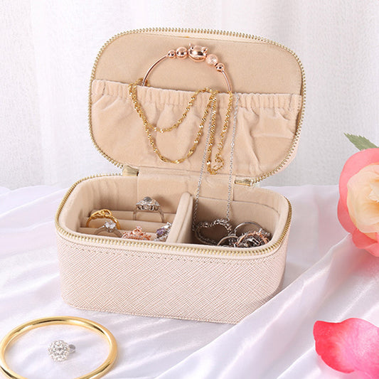 Ear Studs Earrings Necklace Pu Jewelry Box