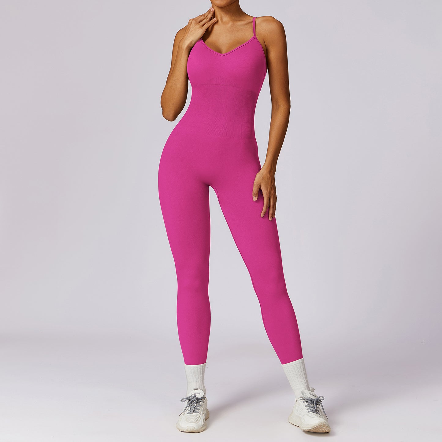 Women's Fashion Sports Tight Jumpsuit