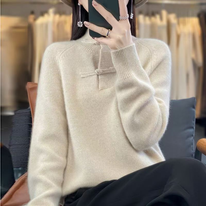 National Style Sweater Sweater Thickened Warm Stylish Shirt Long Sleeve