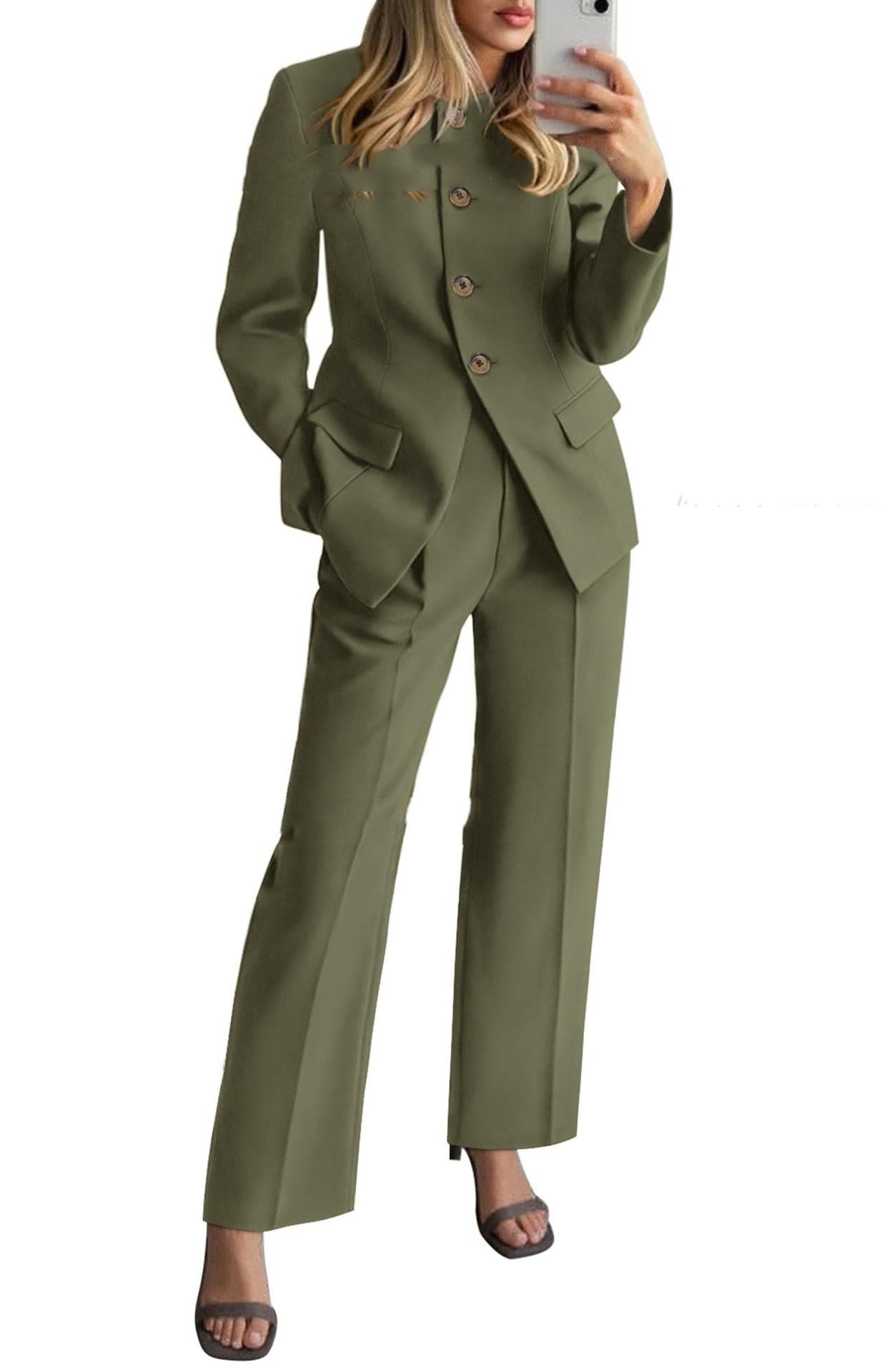 Pantsuit Workplace High-end Two-piece Set For Women