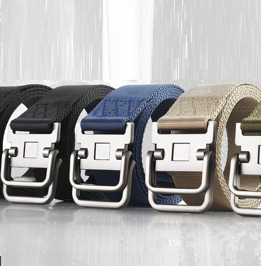 Outdoor Minimalist Trend Youth Casual Canvas Belt