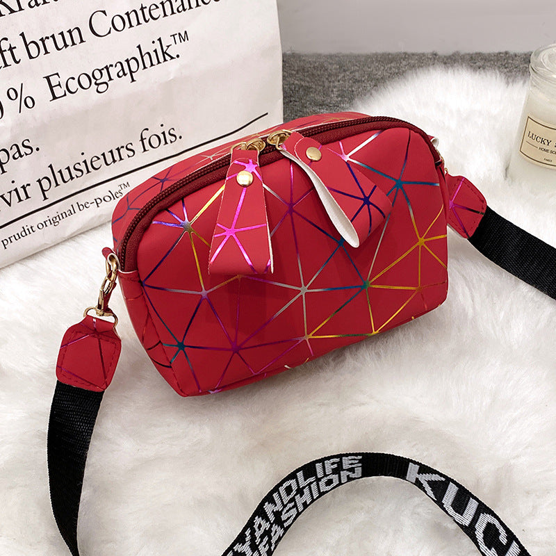 Printed Wide Shoulder Girl Cosmetic Bag