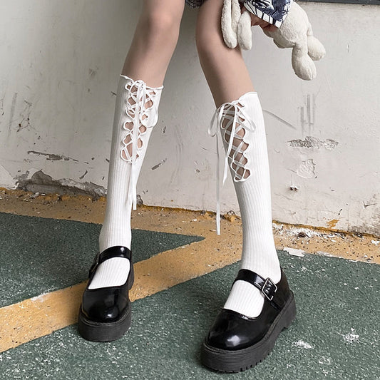 Fashion Personality Lolita Medium Tube Cotton Socks