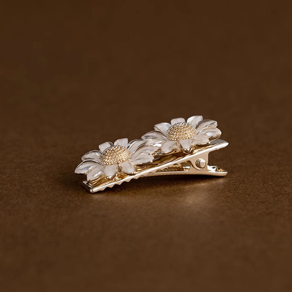 Chrysanthemum Flower Small Broken Hair Duckbill Side Hairpin