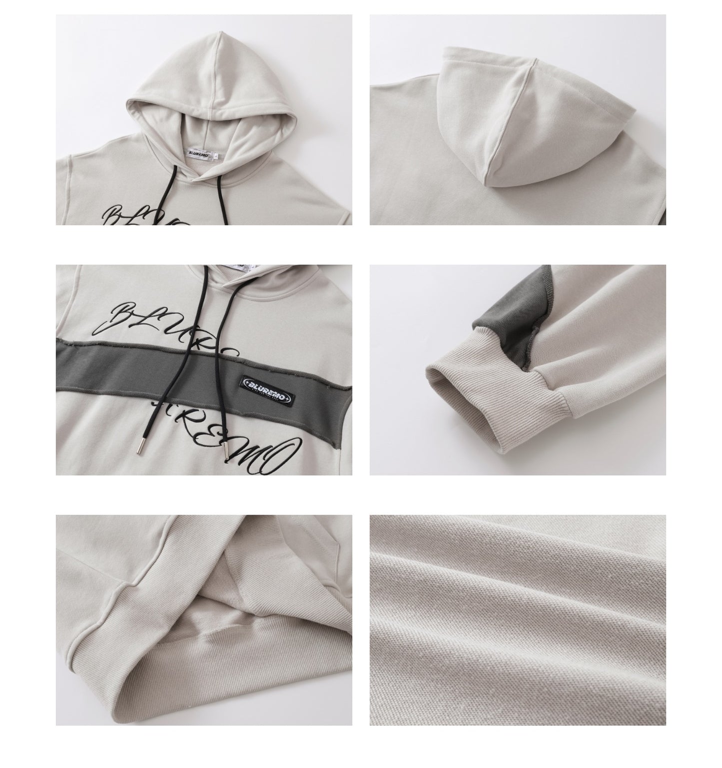 Hooded Burr Loose Long Sleeve Sweatershirt