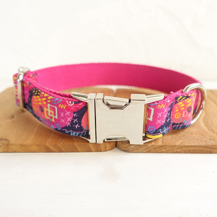 Alloy buckle high quality traction collar