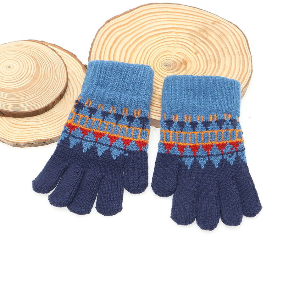 Children's Gloves Five-finger Boys And Girls Outdoor Plush Thickened Warm-keeping And Cold-proof