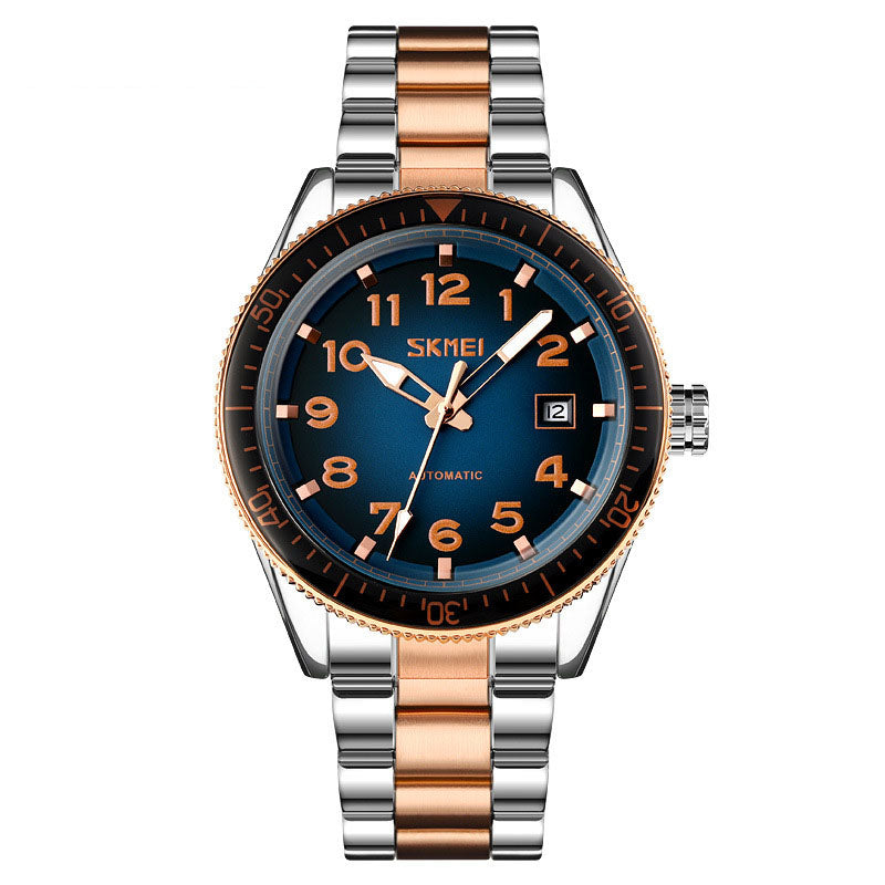 Fully Automatic Quartz Watch With Student Waterproof Transparent Bottom