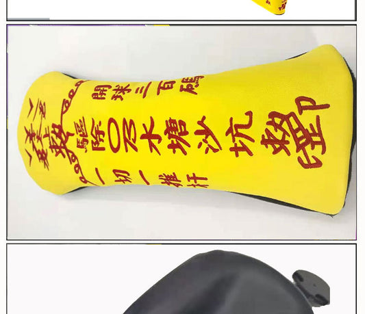 Yellow Golf Club Cover Wood Protection Putter Cover