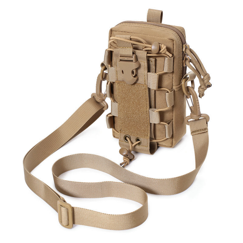 Outdoor Sports Water Bottle Zipper Bag Oxford Cloth Waist