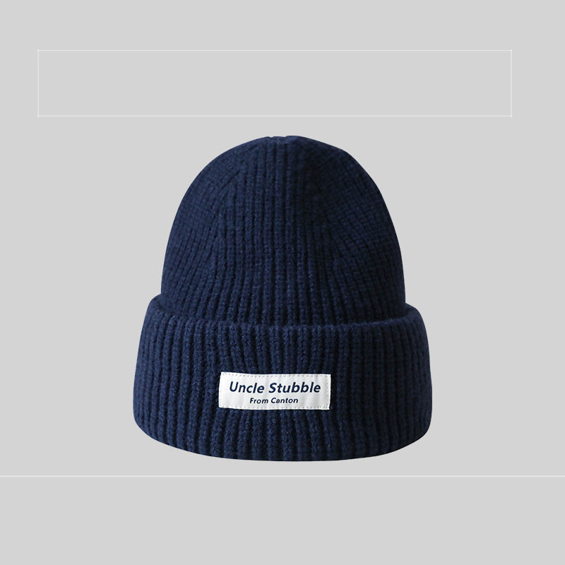 Version All-matching Thickened Warm Ear Protection Wool Knitted Hat