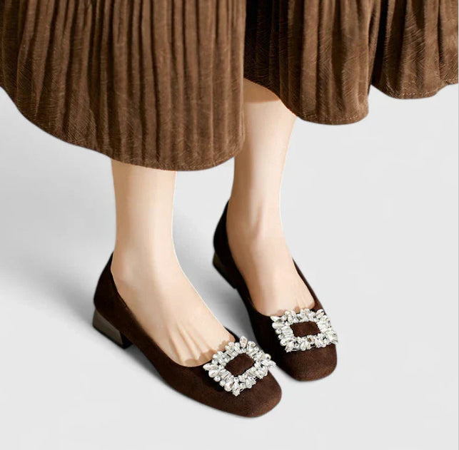 Sense Rhinestone Low-cut Gommino