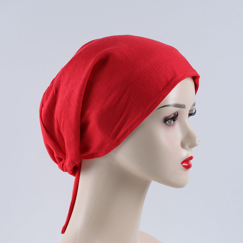 Modal Rayon Lined Elastic Satin Chiffon National Headband