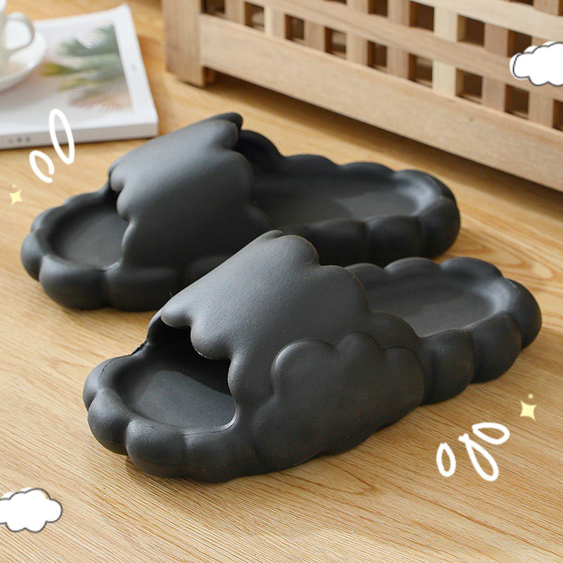Summer Cartoon Indoor Home Thick Bottom Cloud Slippers