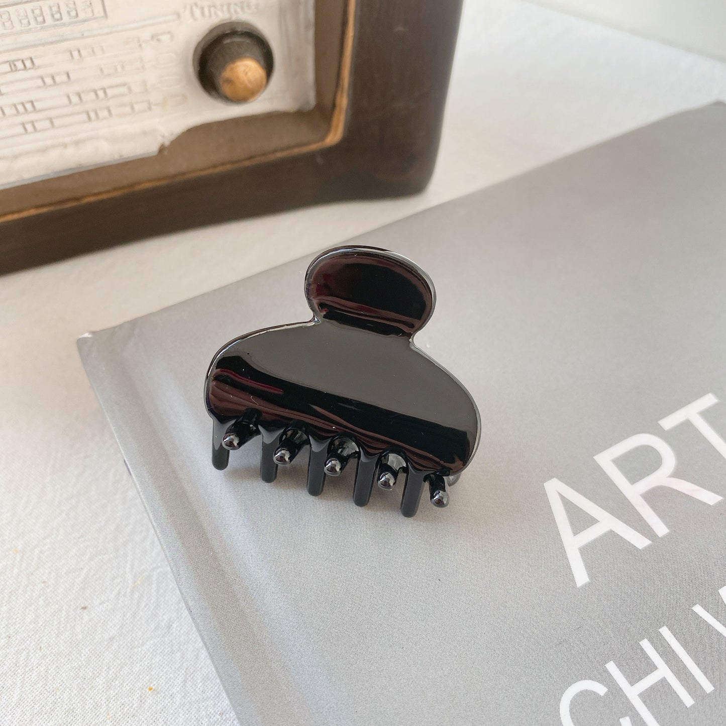 Korean Style Cellulose Acetate Sheet Hair Accessories Trumpet Simplicity Temperament Hair Claw Women