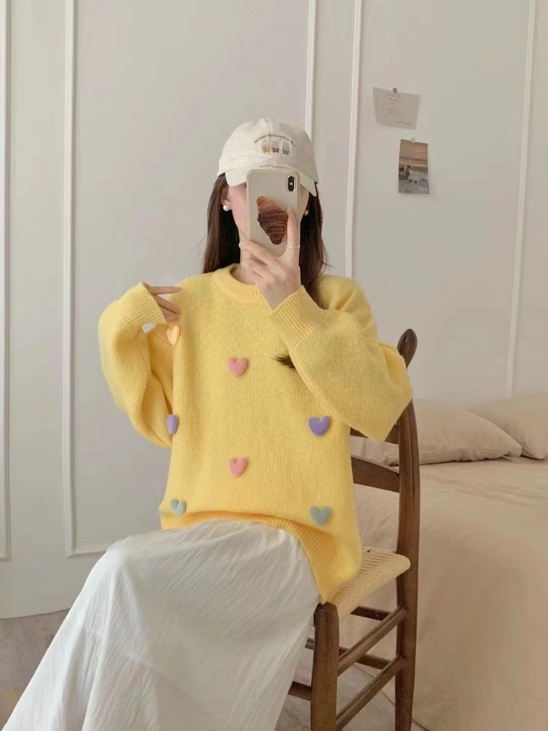 Loose And Lazy Style Sweet Knitted Sweater Pullover Autumn And Winter New