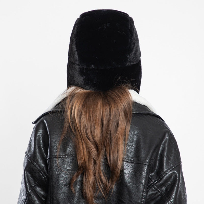 Outdoor Ear Protection Ski Warm Plush Hat