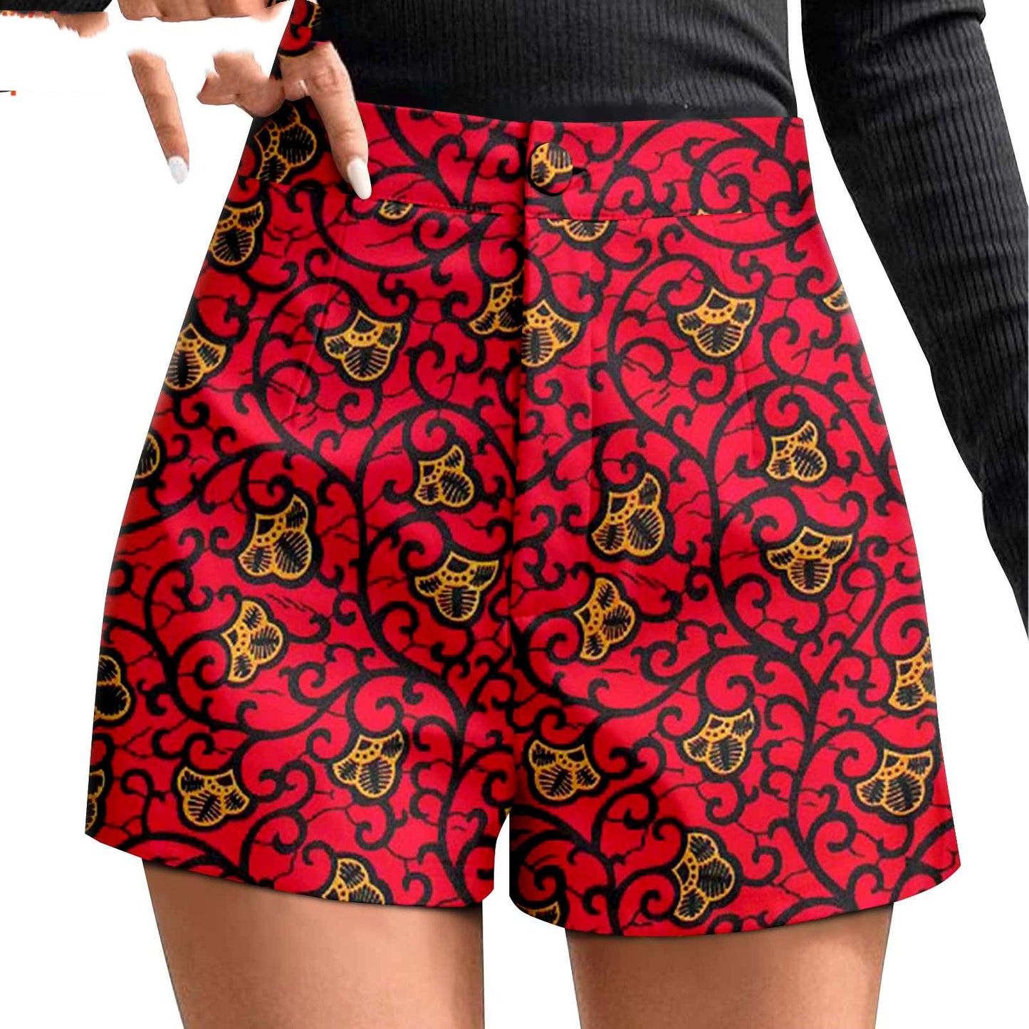 Duplex Printing Batik Shorts