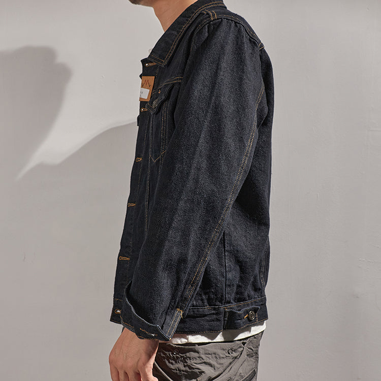 Primary Color Casual Denim Men's Classic Denim Jacket Coat Men's