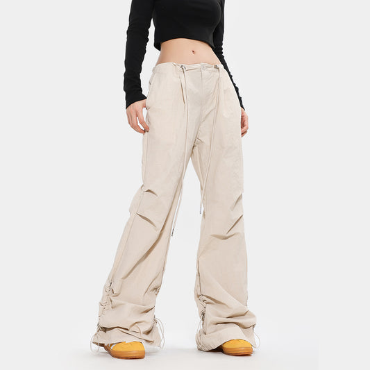 American-style Bootcut Casual Pleated Quick-drying Overalls