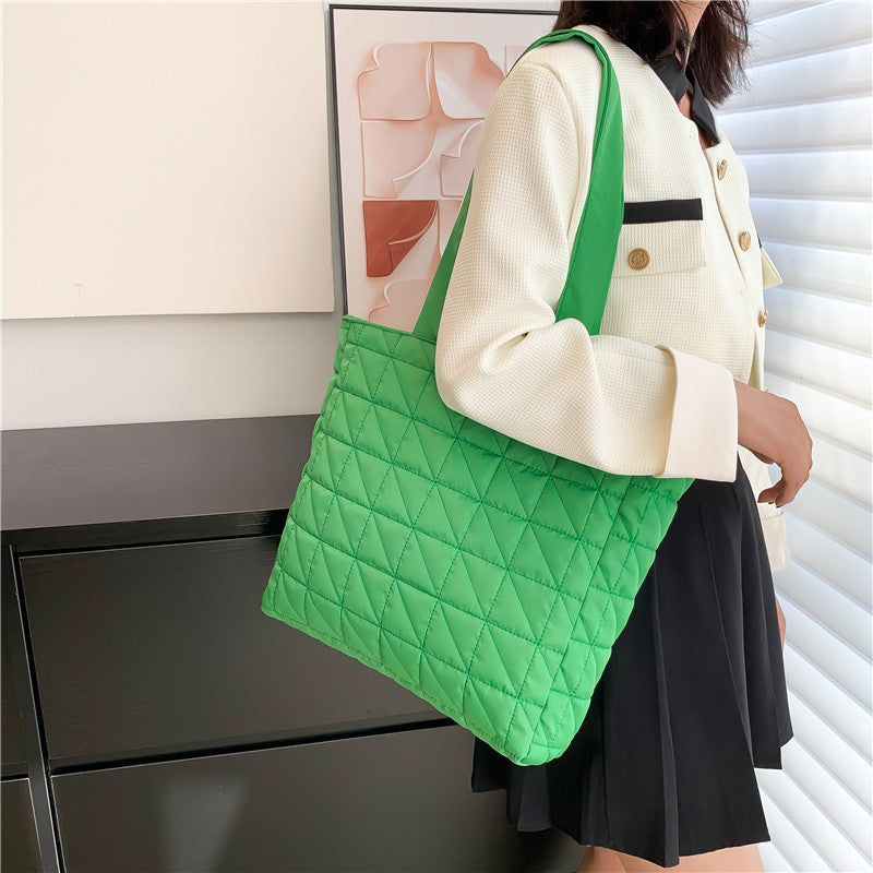 Simple Urban Large Capacity Women's Simple Embroidery Bag
