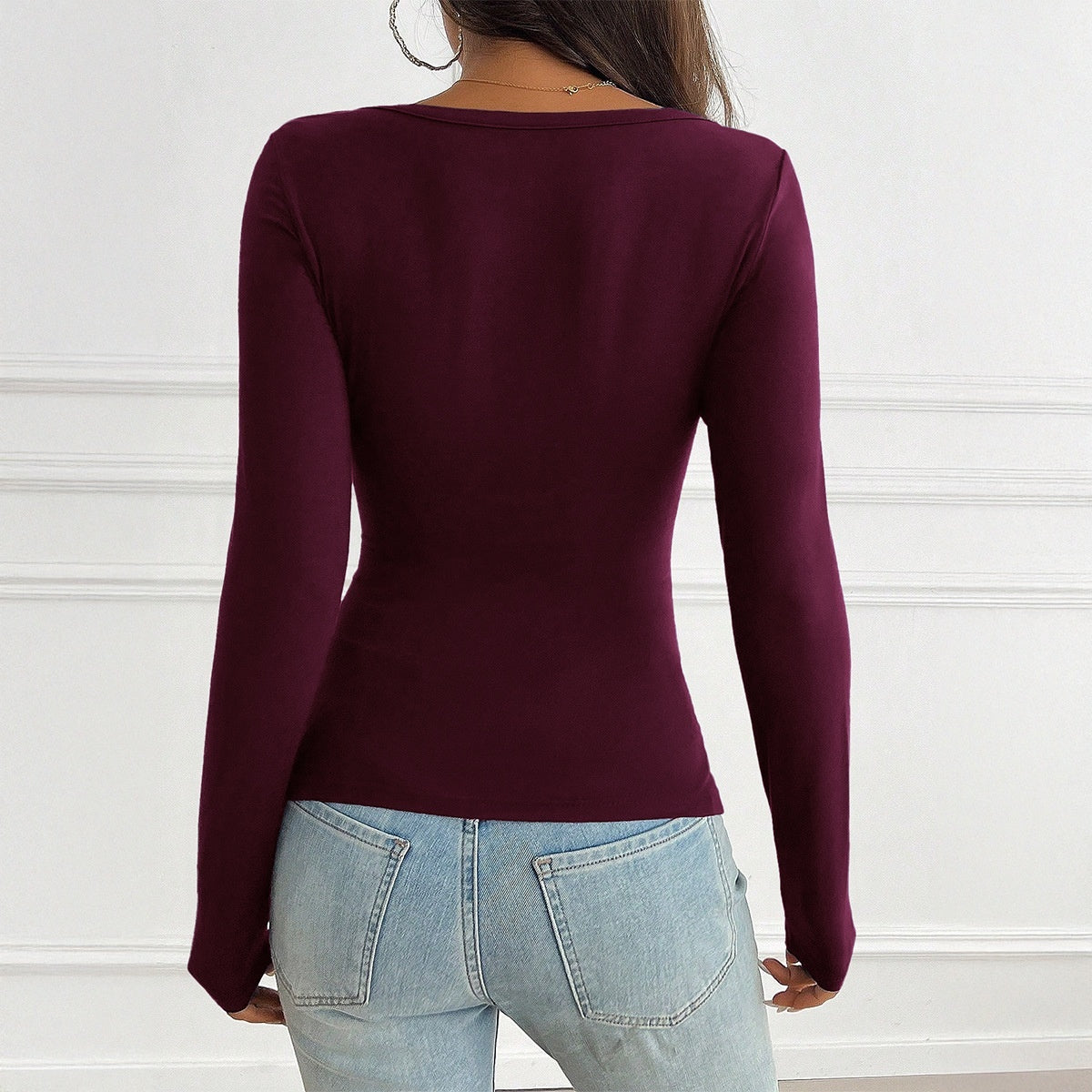 All-Match SpringSummer Sassy Long-Sleeve Set