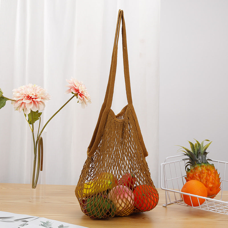 Supermarket Vegetable And Fruit Net Pocket Shopping Bag