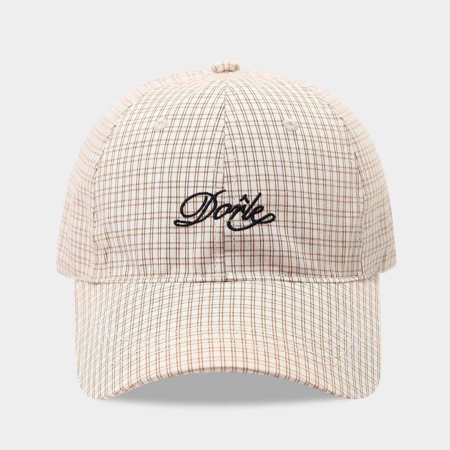 Korean Style Fashion All-match Plaid Peaked Cap Couple Sun Hat