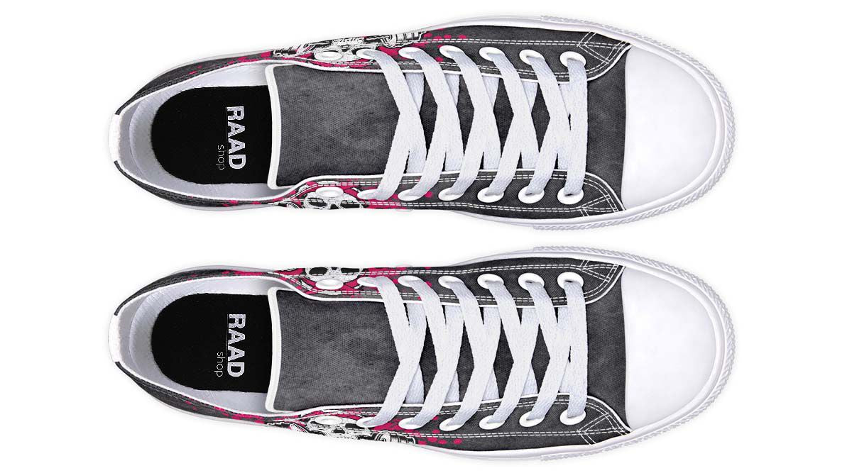 Fashion Print Couple Low-Top Canvas Shoes